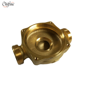  Precision Casting Parts Bronze Pump Shell Lost Wax Investment Casting Parts for Pipe Fitting 