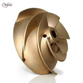 Brass Machining Parts Bronze Pump Body Brass Impeller