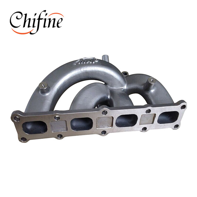 Stainless Steel Lost Wax Cast Exhaust Manifold for Auto Part